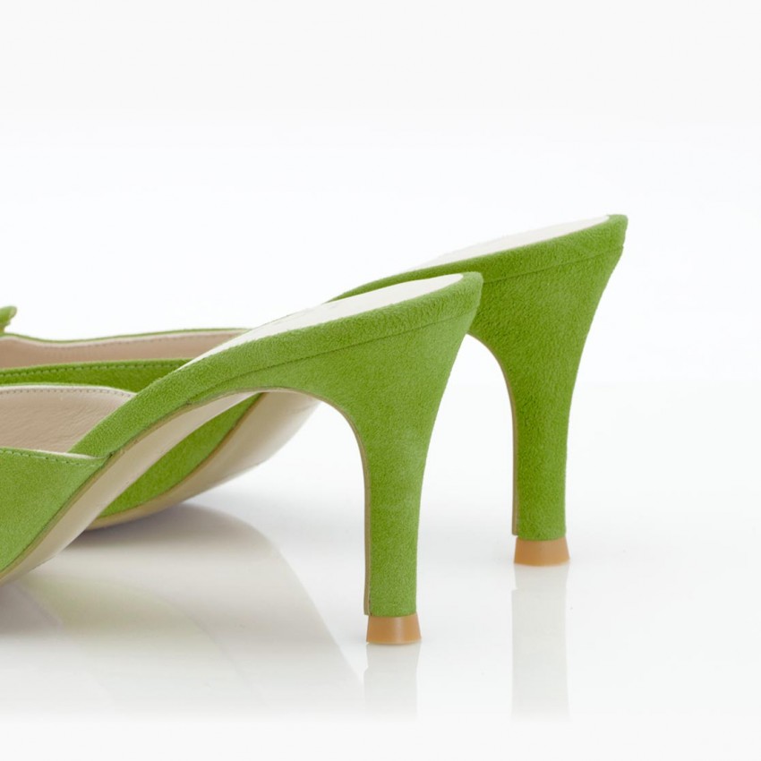 LODI MUJER MULES VERDES ELIAN