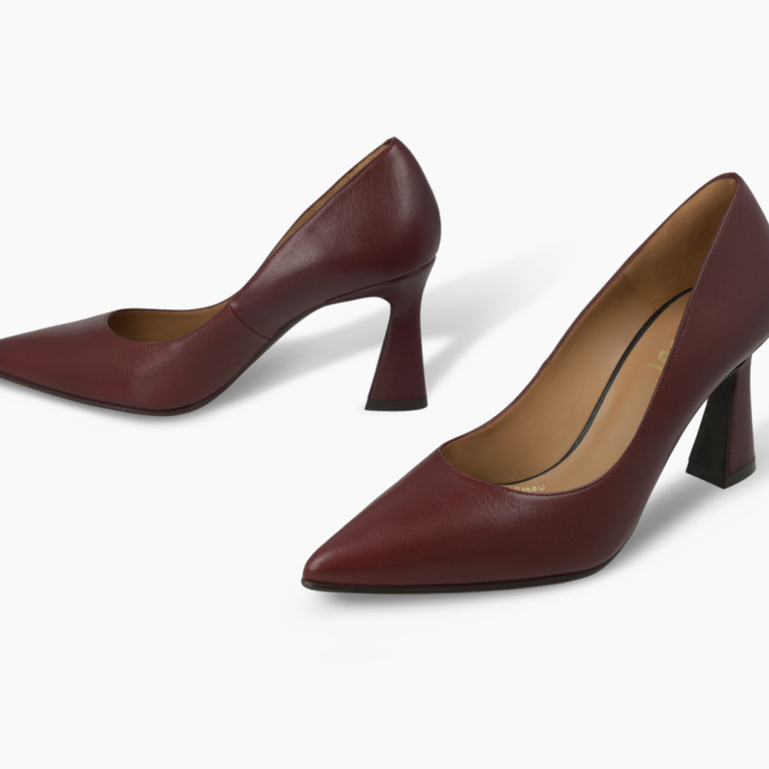 LODI MUJER ZAPATOS DE SALON BURDEOS ROA