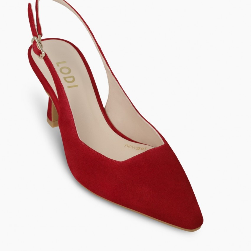 LODI MUJER ZAPATOS DE SALON ROJOS GELINES-X