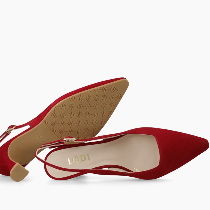 LODI MUJER ZAPATOS DE SALON ROJOS GELINES-X