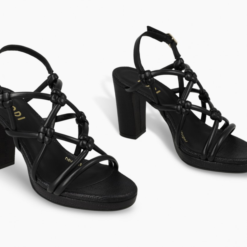 LODI MUJER SANDALIAS NEGRAS LOSTE