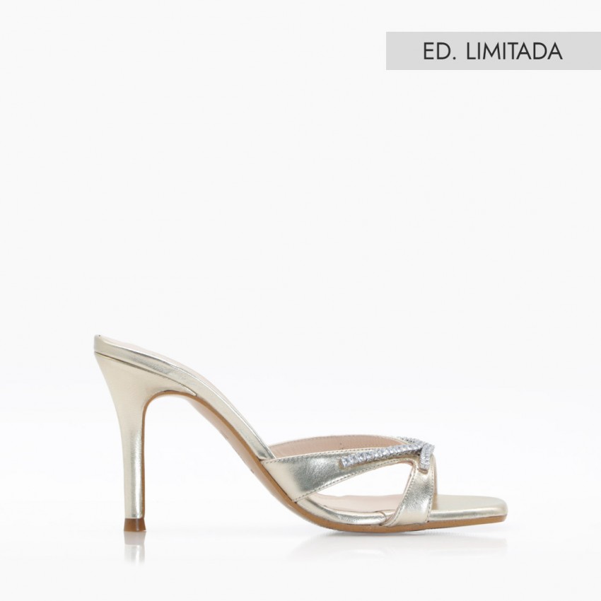 LODI MUJER SANDALIAS DORADAS SIRAGEL