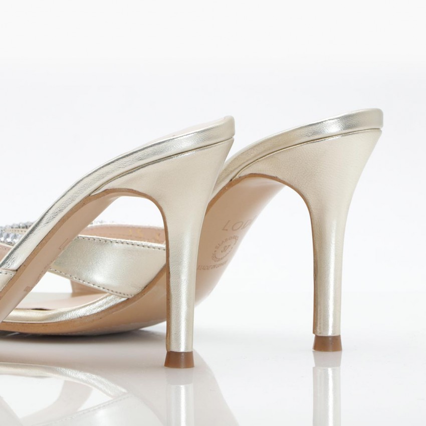 LODI MUJER SANDALIAS DORADAS SIRAGEL