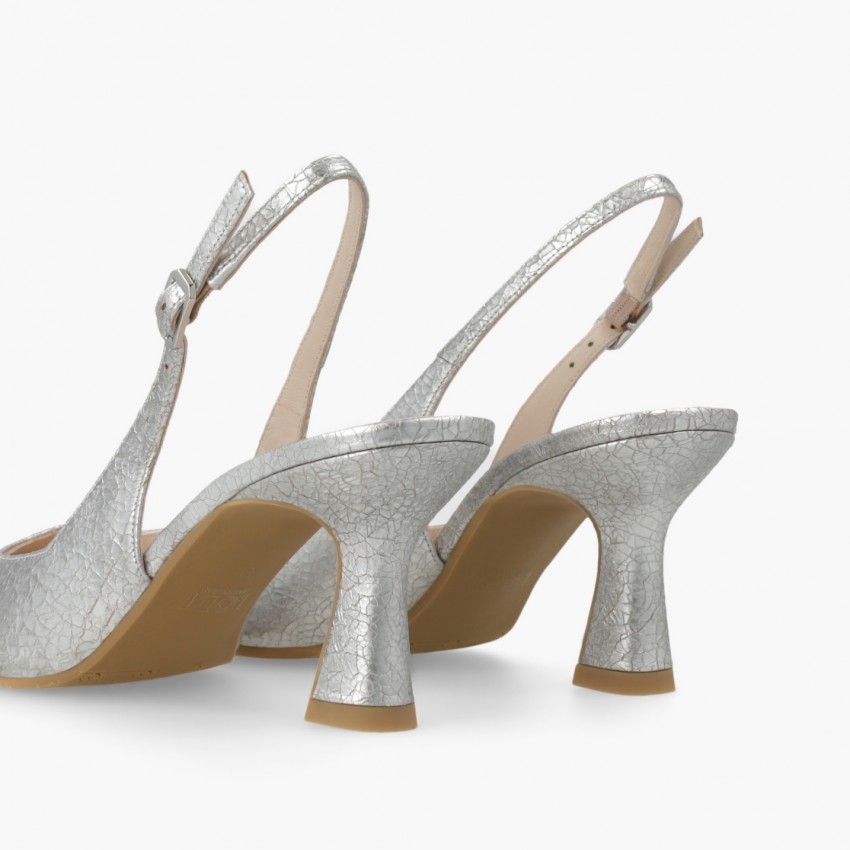 LODI MUJER ZAPATOS DE SALON PLATEADOS GELINES-X