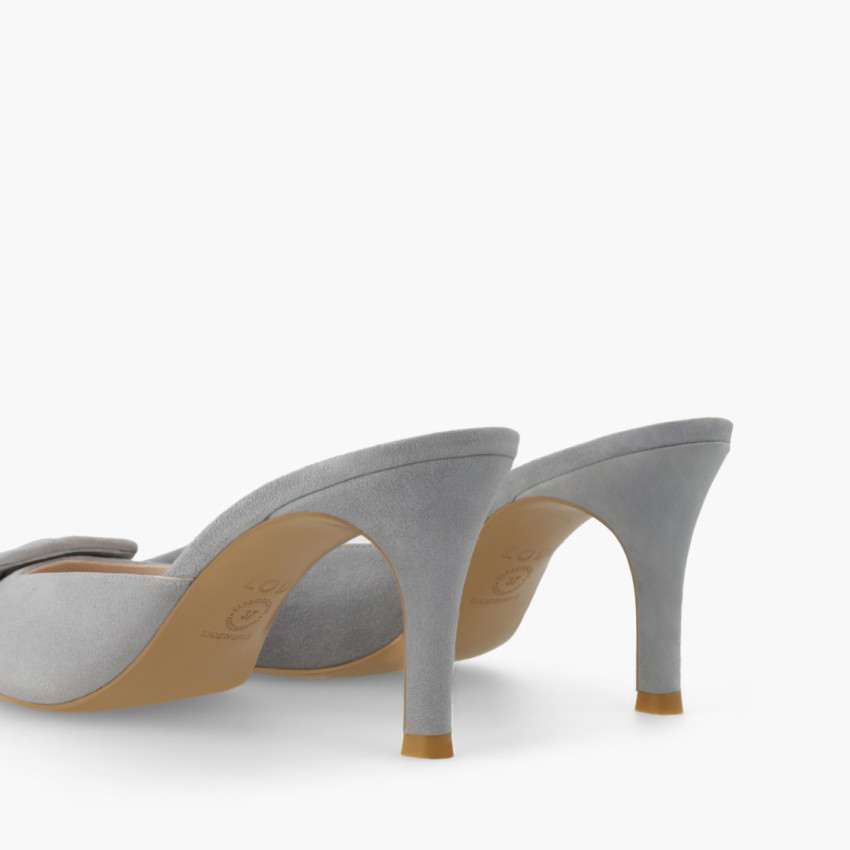 LODI MUJER MULES GRISES ELIAN