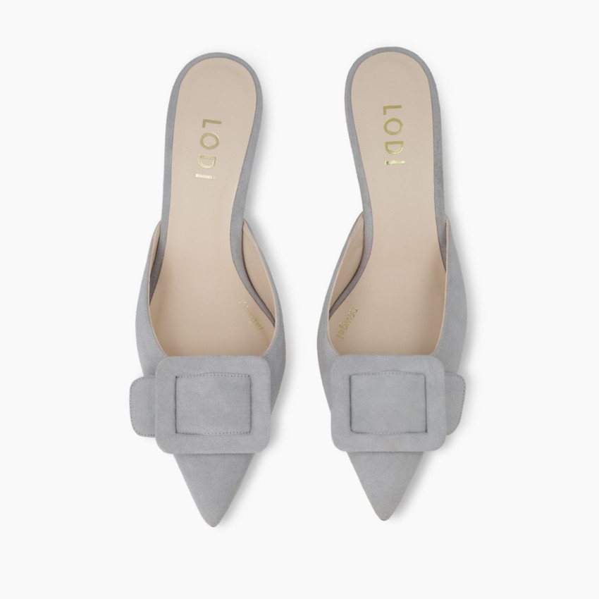 LODI MUJER MULES GRISES ELIAN