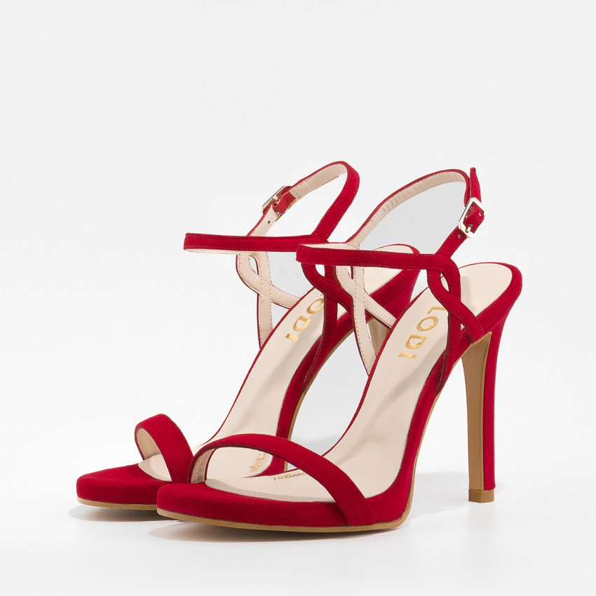 LODI MUJER SANDALIAS ROJAS CANNES