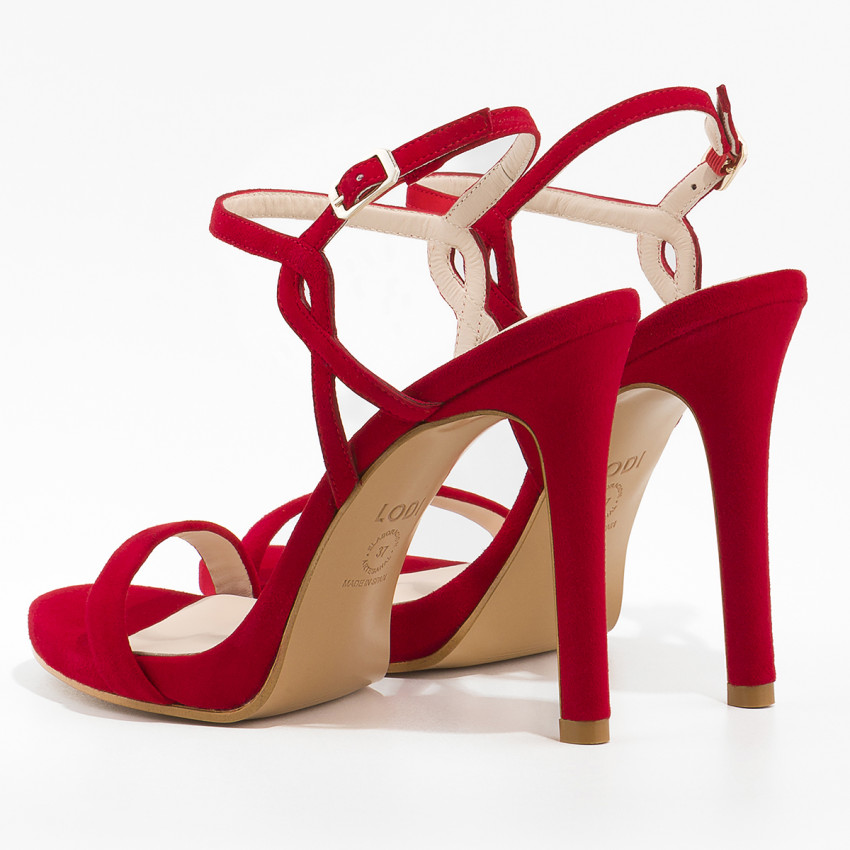 LODI MUJER SANDALIAS ROJAS CANNES