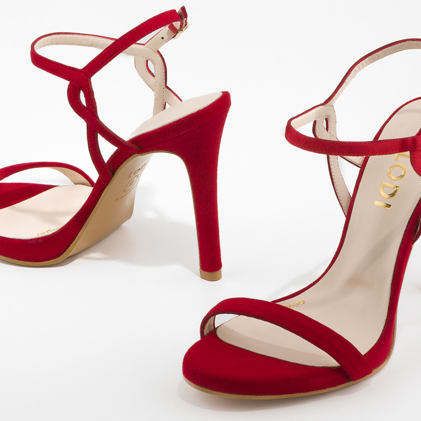 LODI MUJER SANDALIAS ROJAS CANNES