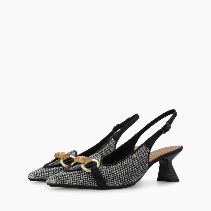 LODI MUJER ZAPATOS DE SALON NEGROS KAL5306