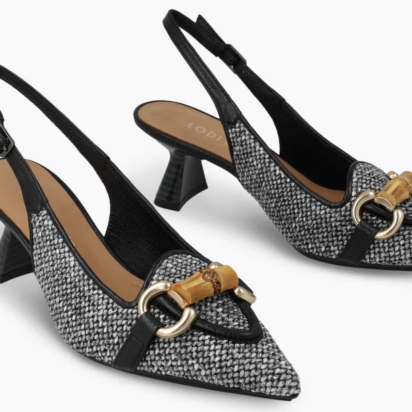 LODI MUJER ZAPATOS DE SALON NEGROS KAL5306