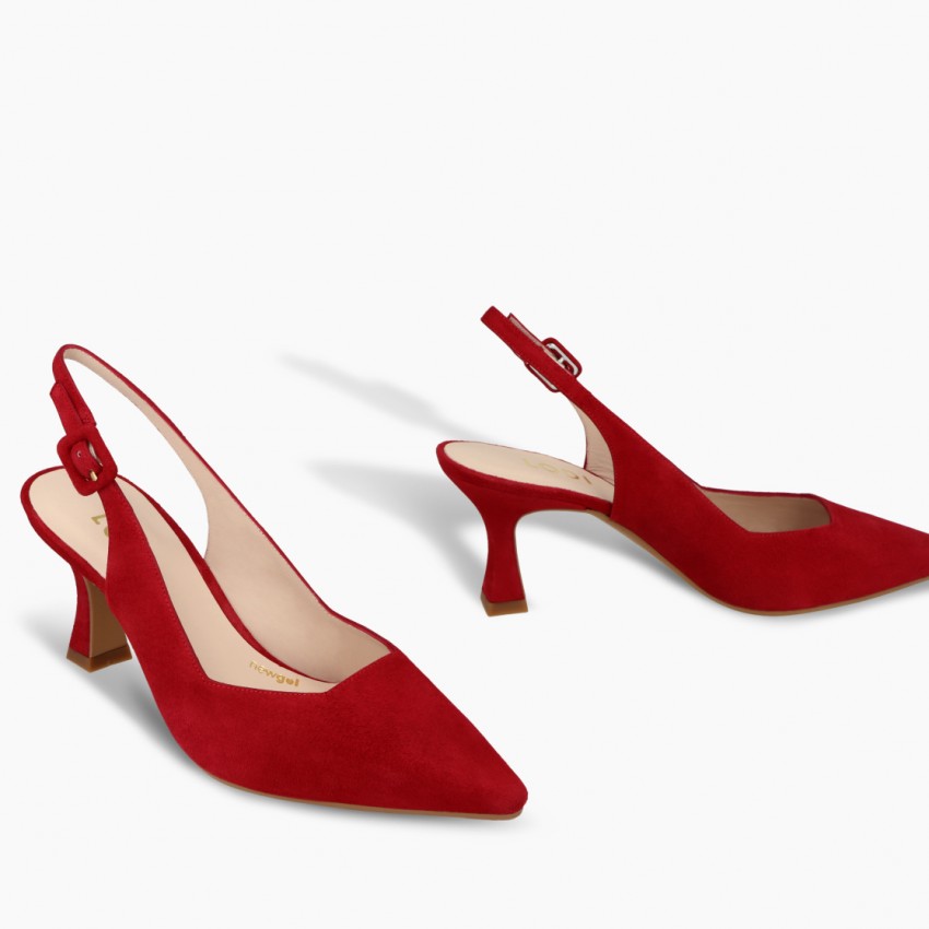 LODI MUJER ZAPATOS DE SALON ROJOS JUCO