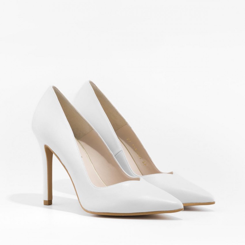 LODI MUJER ZAPATOS DE SALON BLANCOS VICTORY