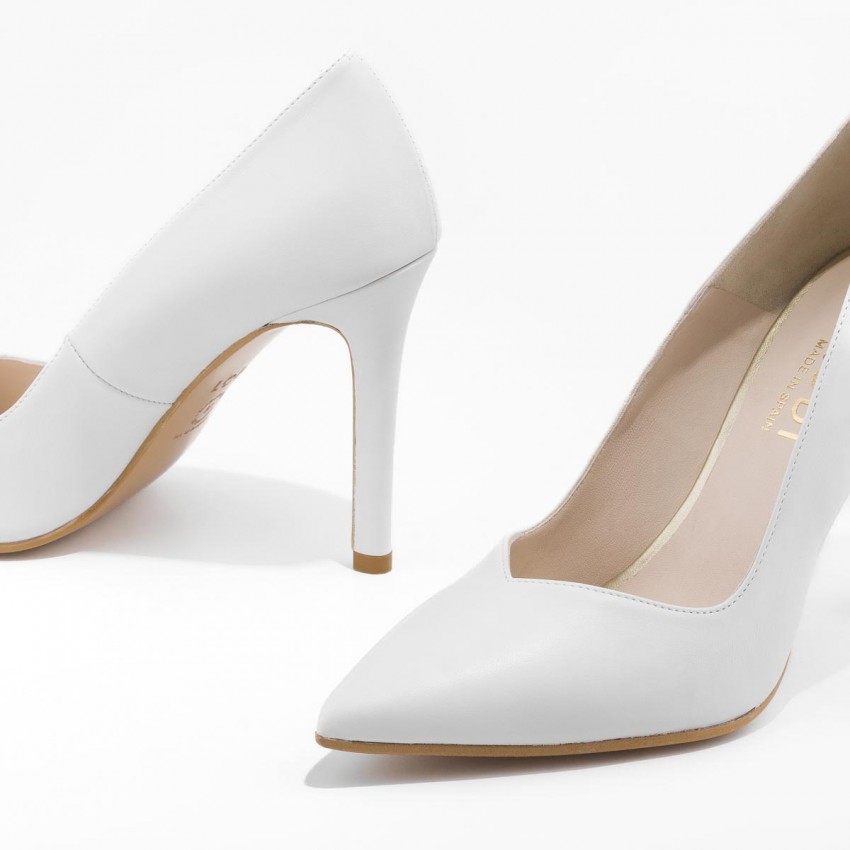 LODI MUJER ZAPATOS DE SALON BLANCOS VICTORY