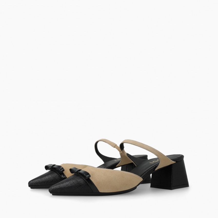 LODI MUJER ZAPATOS DE SALON NEGROS CHURE