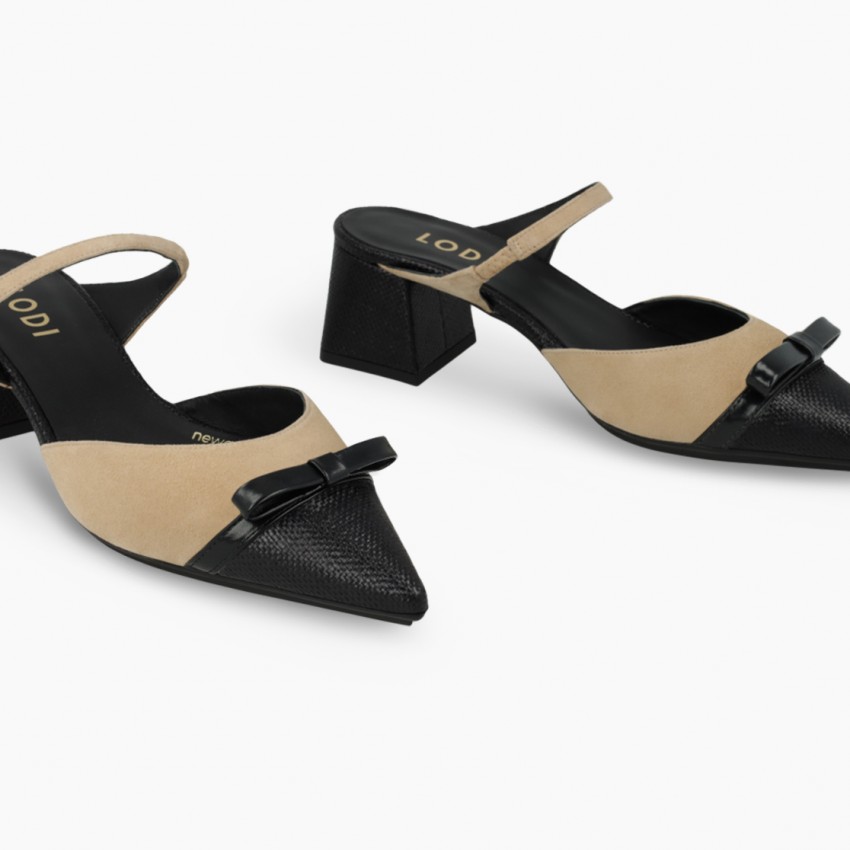 LODI MUJER ZAPATOS DE SALON NEGROS CHURE