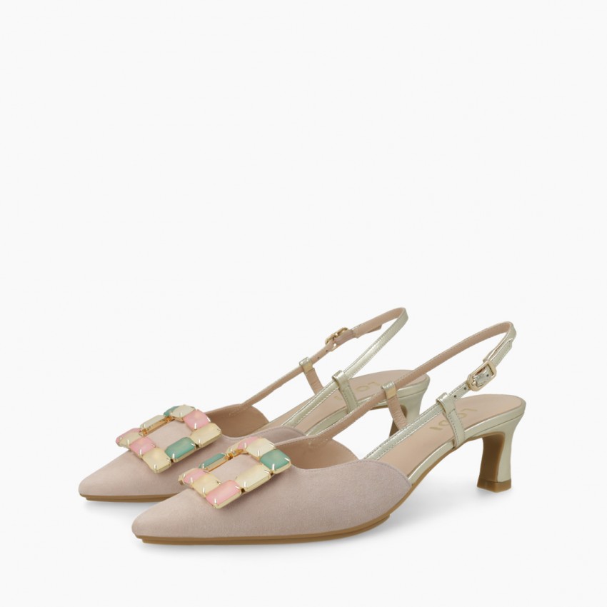 LODI MUJER ZAPATOS DE SALON ROSAS CHIMANE
