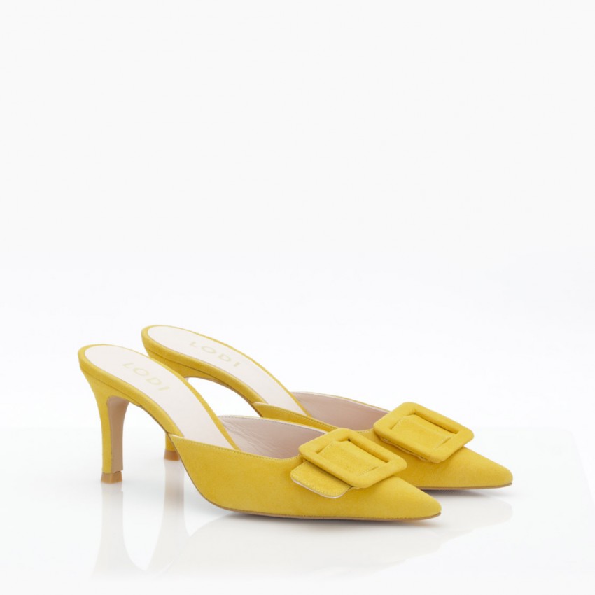 LODI MUJER MULES AMARILLOS ELIAN