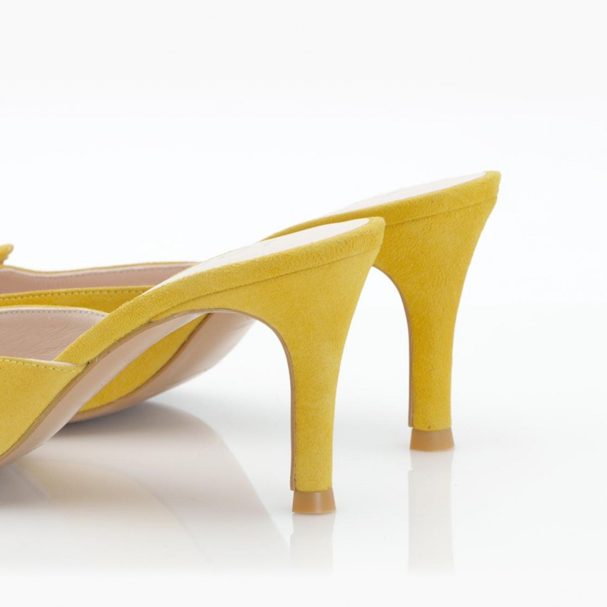 LODI MUJER MULES AMARILLOS ELIAN