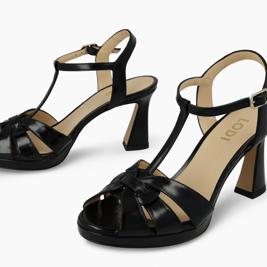 LODI MUJER SANDALIAS NEGRAS LITREN