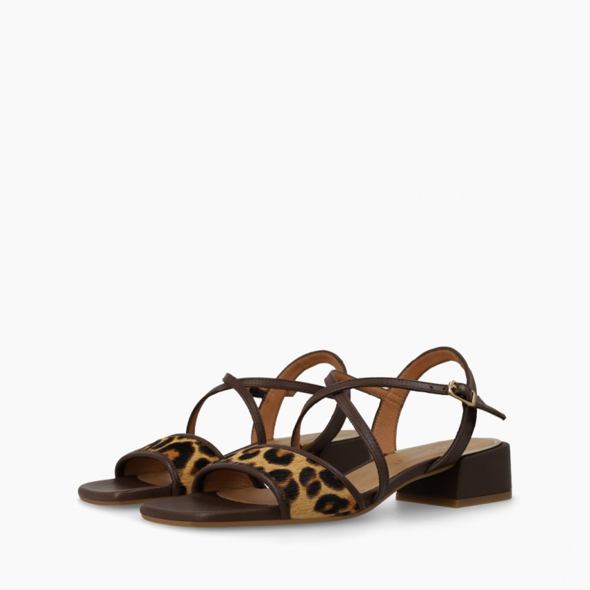 LODI MUJER SANDALIAS MARRONES KON5358INO