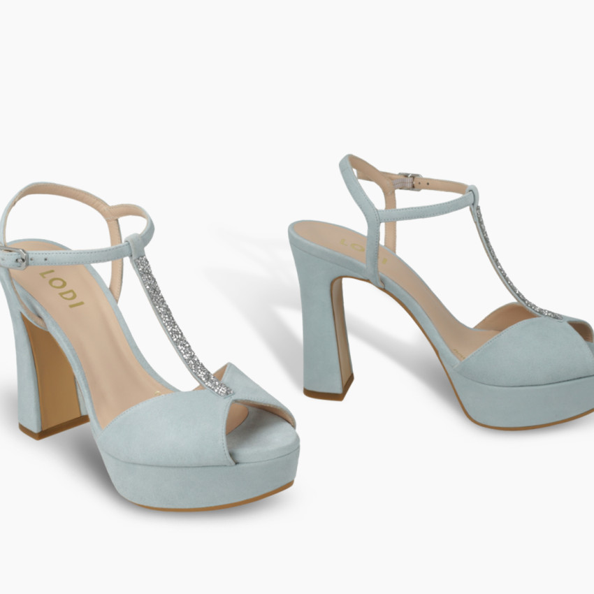 LODI MUJER SANDALIAS DE NOVIA AZULES TESIRE