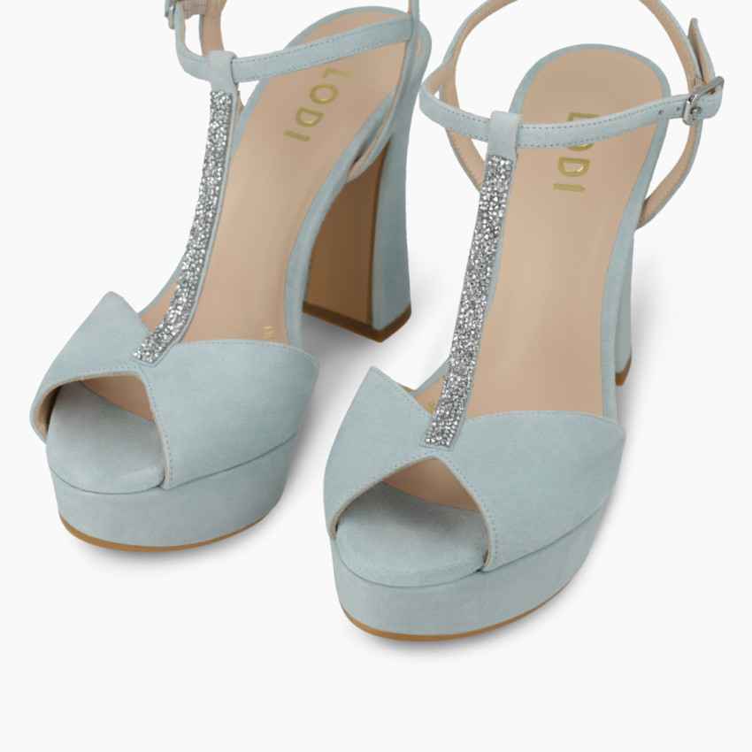 LODI MUJER SANDALIAS DE NOVIA AZULES TESIRE