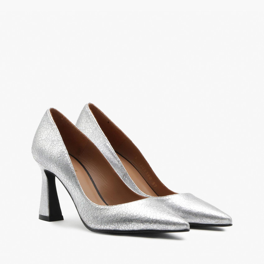 LODI MUJER ZAPATOS DE SALON PLATEADOS ROA