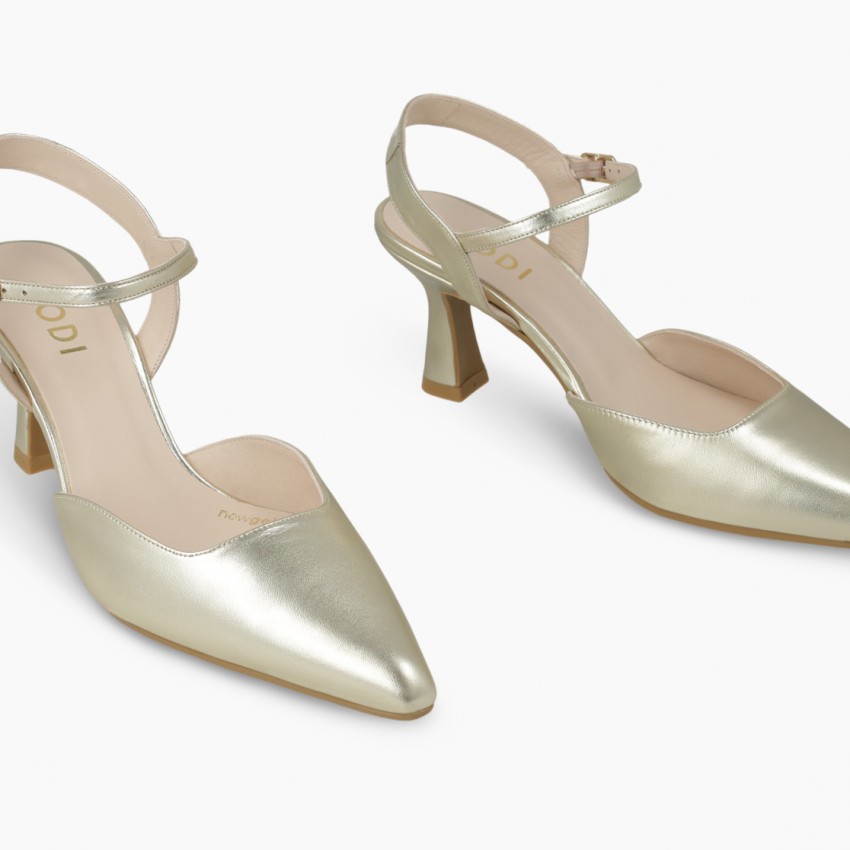 LODI MUJER ZAPATOS DE SALON DORADAS GELIA