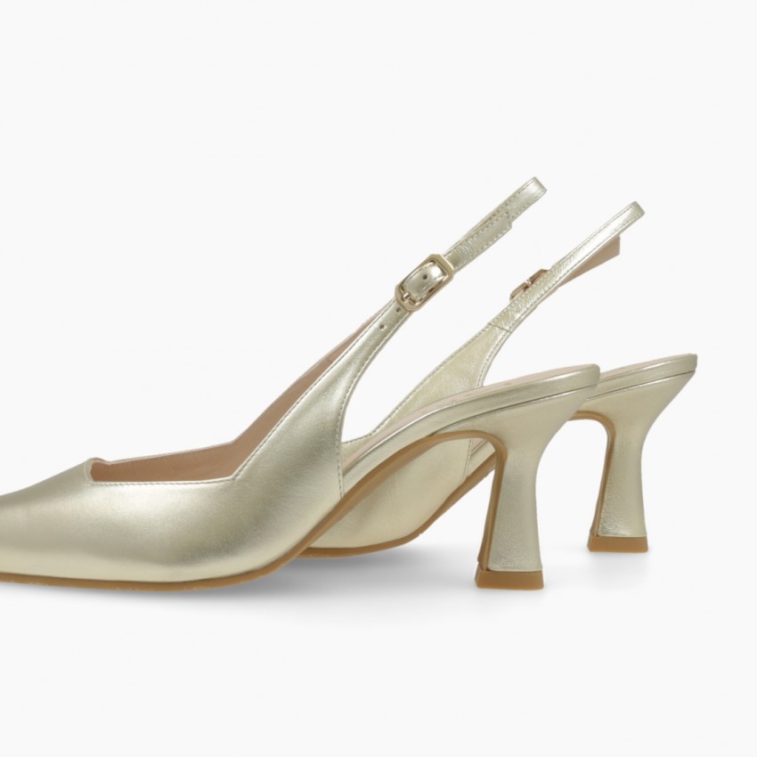 LODI MUJER ZAPATOS DE SALON DORADOS GELINES-X