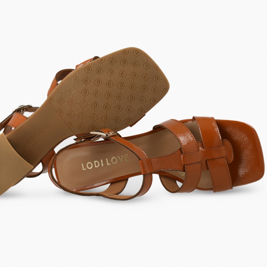 LODI MUJER SANDALIAS MARRONES MIL5214-GO