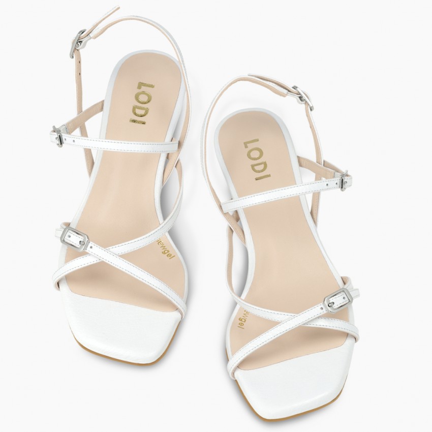 LODI MUJER SANDALIAS BLANCAS LASON