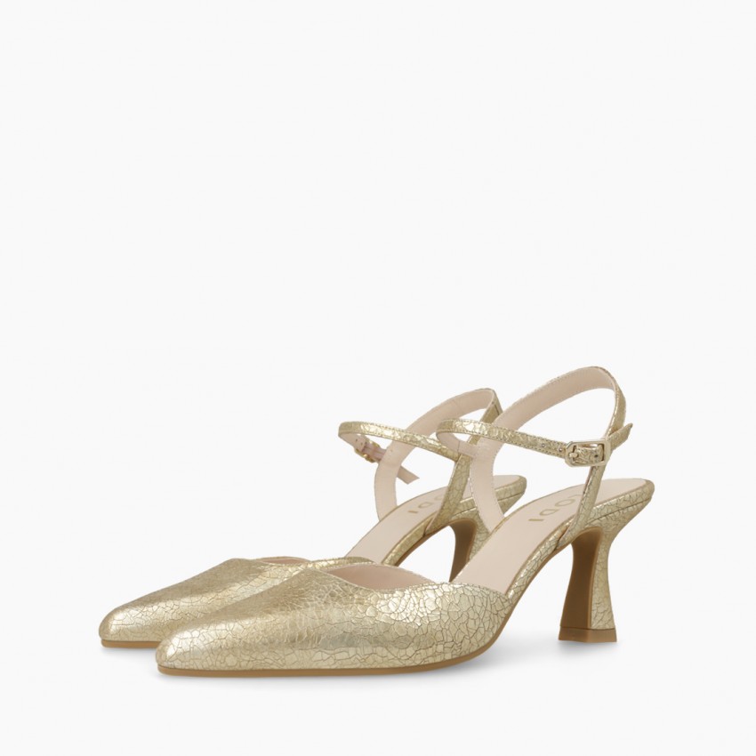 LODI MUJER ZAPATOS DE SALON DORADOS GELIA
