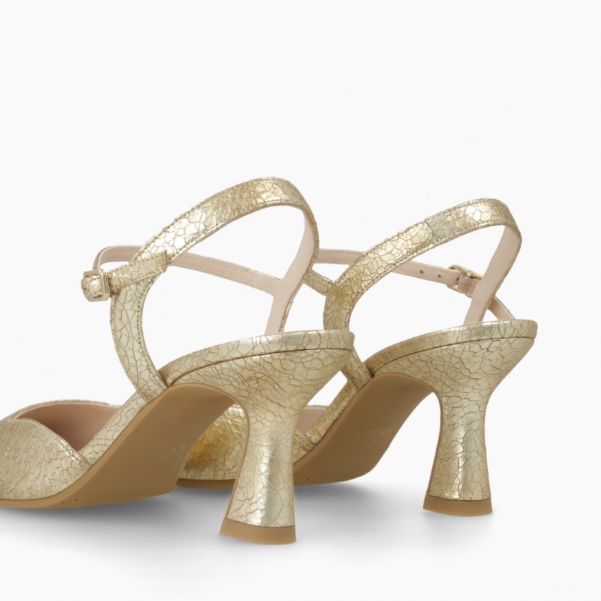 LODI MUJER ZAPATOS DE SALON DORADOS GELIA