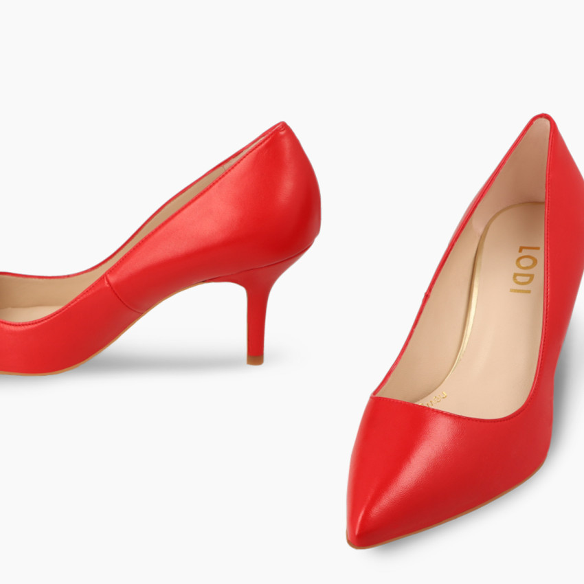 LODI MUJER ZAPATOS DE SALON ROJOS MONROES