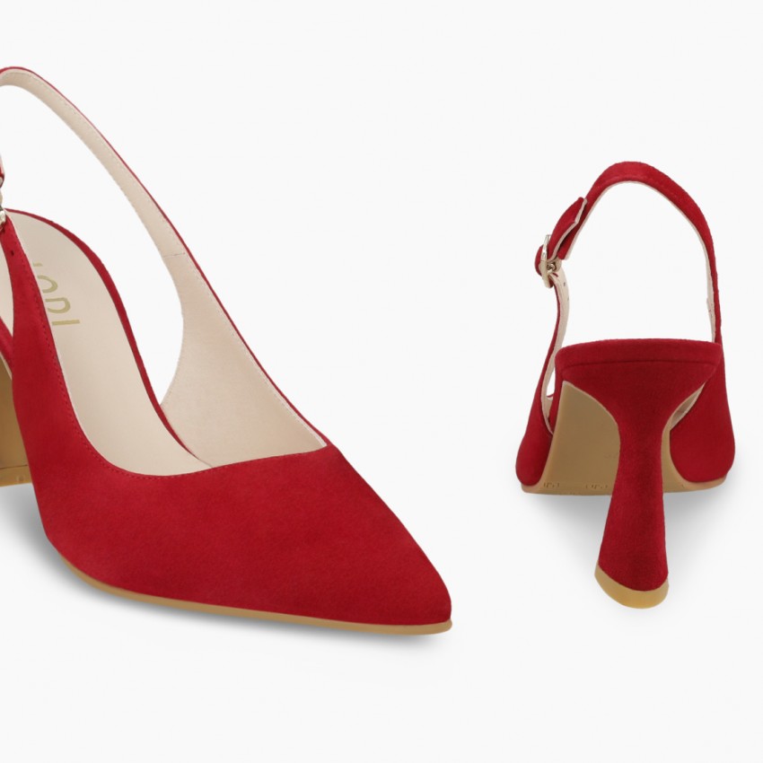 LODI MUJER ZAPATOS DE SALON ROJOS RISEDIS