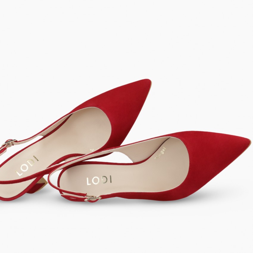 LODI MUJER ZAPATOS DE SALON ROJOS RISEDIS