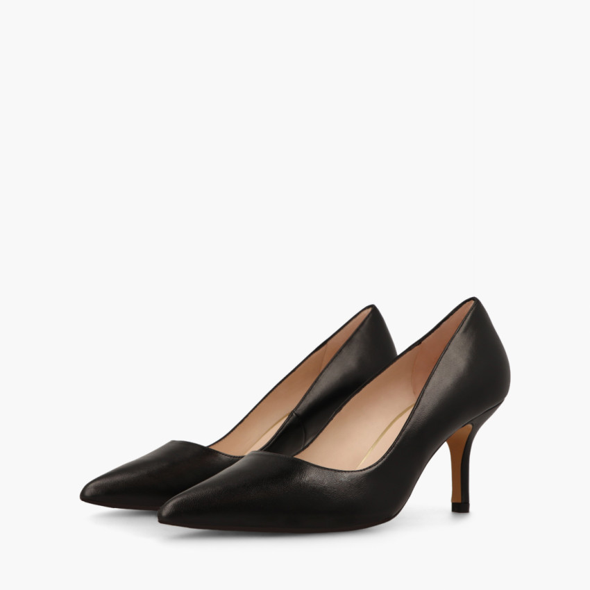 LODI MUJER ZAPATOS DE SALON NEGROS MONROES