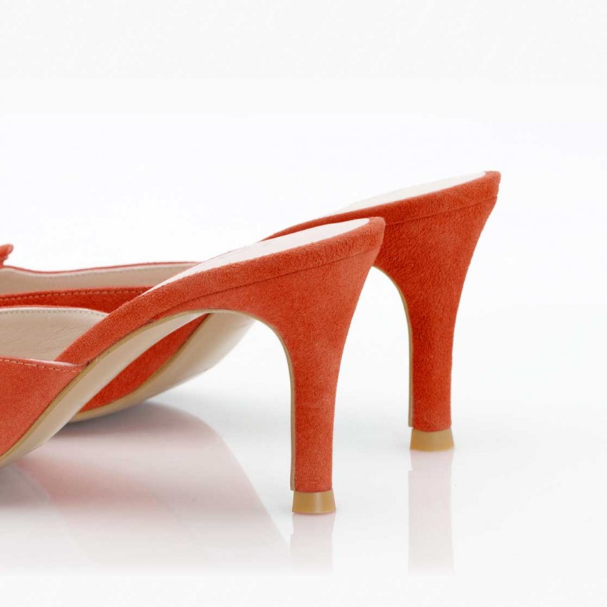 LODI MUJER MULES NARANJAS ELIAN